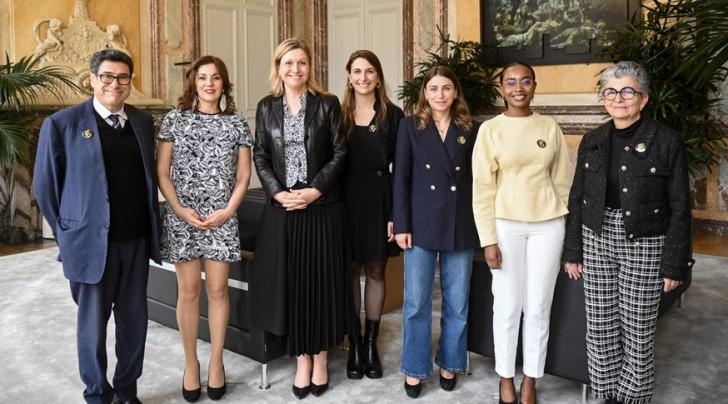 Le 9 avril à l'Hôtel de Lassay